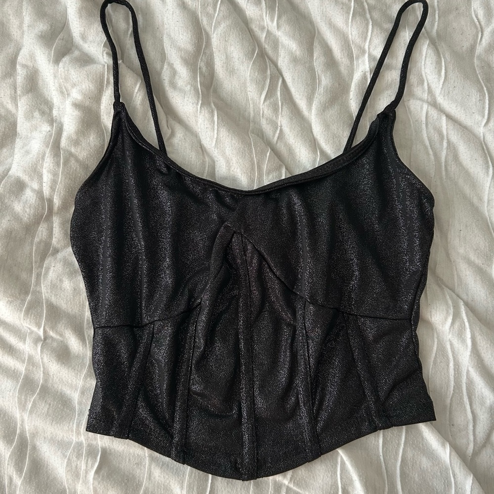 Rue21 Black Bustier Camisole Top